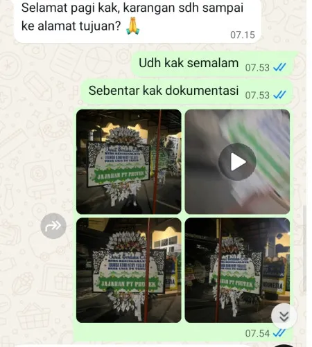 Pengiriman Papan Bunga Selamat The Icon Bsd