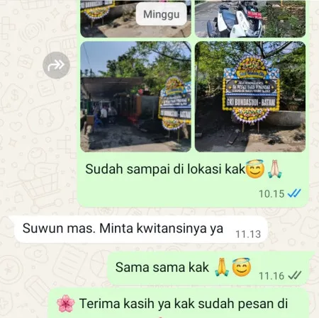 Pengiriman Papan Bunga Duka The Icon Bsd