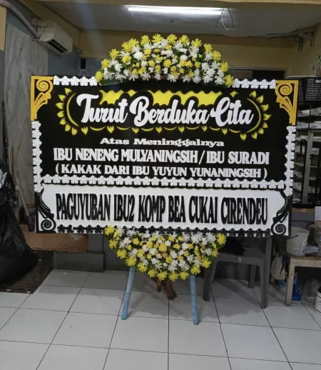 Papan Bunga Duka The Icon Bsd